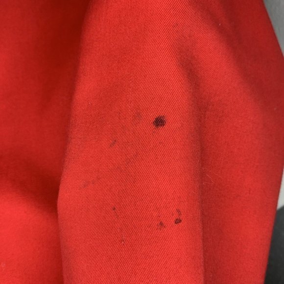 Cintas Work Jacket Emery Worldwide Starbase Uniform‎ Large Removable Liner Red - Picture 8 of 12